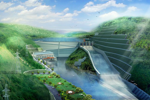 新城镇老挝南塔河1号水电站项目